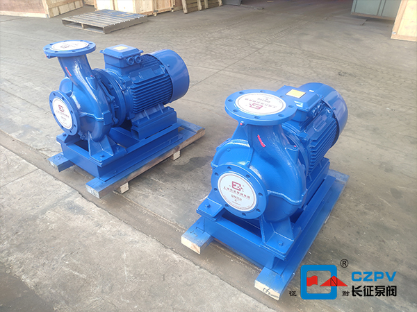 循環水泵涂抹油漆晾干后出廠前 循環水泵涂抹油漆晾干后出廠前