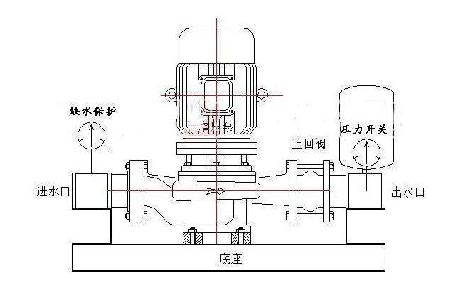 增壓泵的工作原理圖 增壓泵的工作原理圖